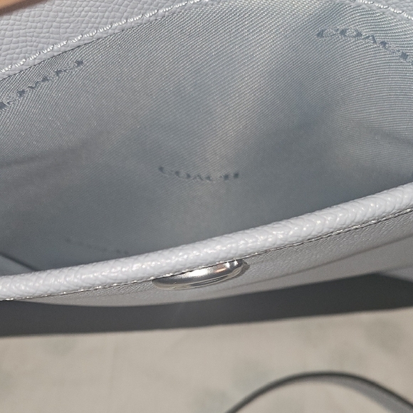 Coach Blue Crossbody Bag with Minimalist Design. Excellent Condition - Picture 8 of 15
